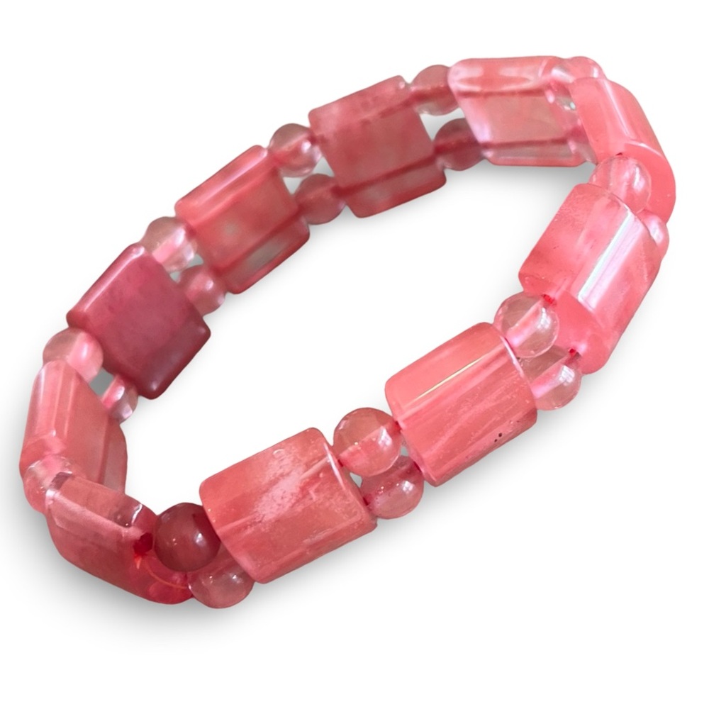Pink Elasticized Bracelet